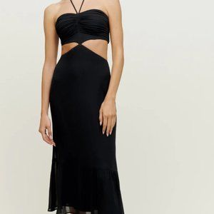Reformation Riya Dress in Black size 10
